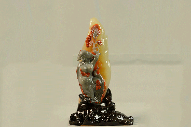 “玉滿乾”杯龍陵黃龍玉雕刻大賽獲獎(jiǎng)作品精選（11）