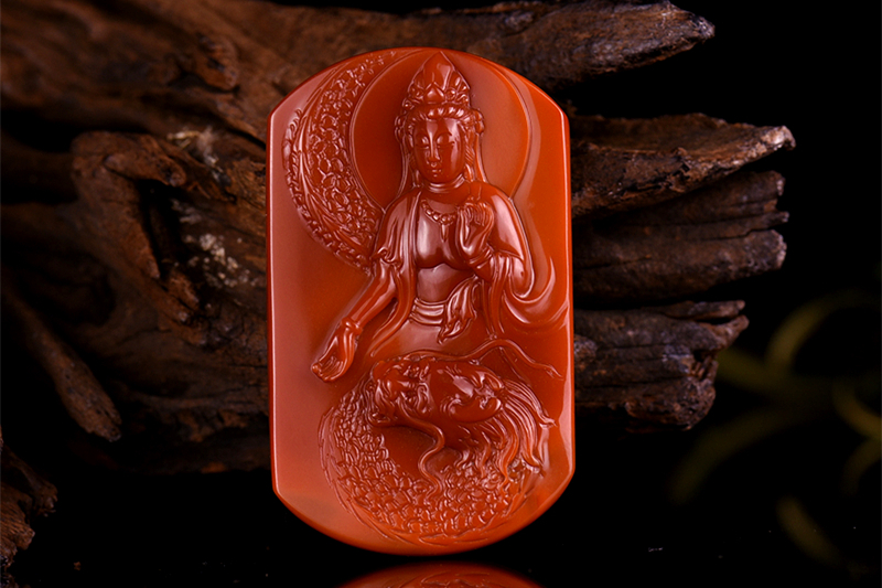 涼山南紅圖片，四川涼山南紅吊墜圖片（4）