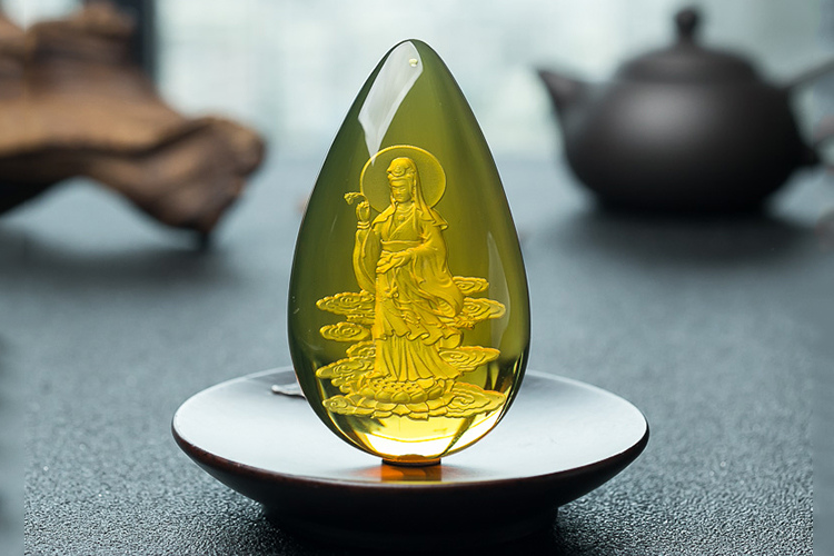 琥珀和蜜蠟的區(qū)別，琥珀蜜蠟雕件欣賞（8）