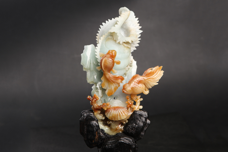 翡翠擺件精品欣賞，翡翠精品大擺件圖冊（9）