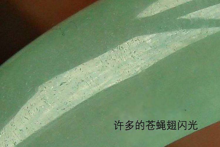 蒼蠅翅真的可以鑒別翡翠真假嗎？蒼蠅翅明顯的翡翠是不是不好？（6）