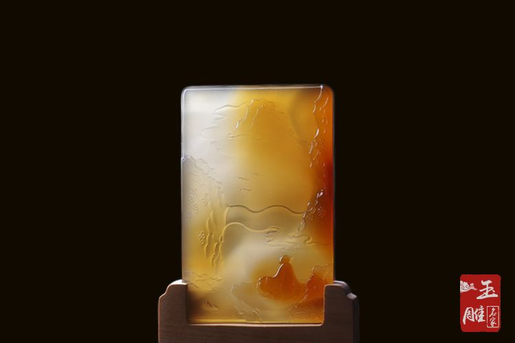 玉雕師孫永北紅瑪瑙擺件作品-玉雕名家