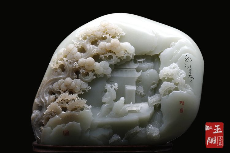 玉雕大師孫永玉雕山子作品-玉雕名家