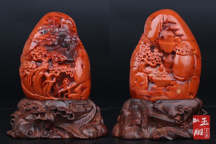 玉雕師宋偉濤南紅作品-玉雕名家